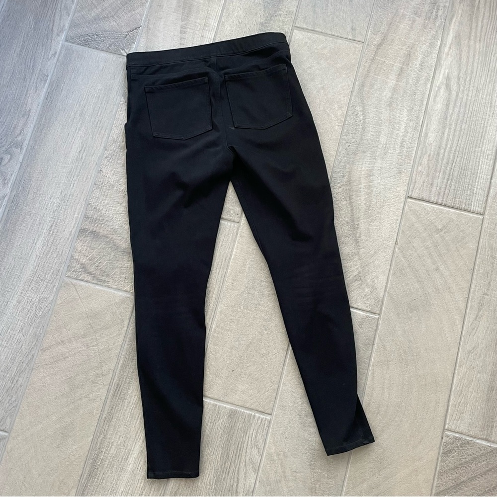 Spanx Black Faux Jean Leggings Jeggings Size Large - Picture 3 of 7